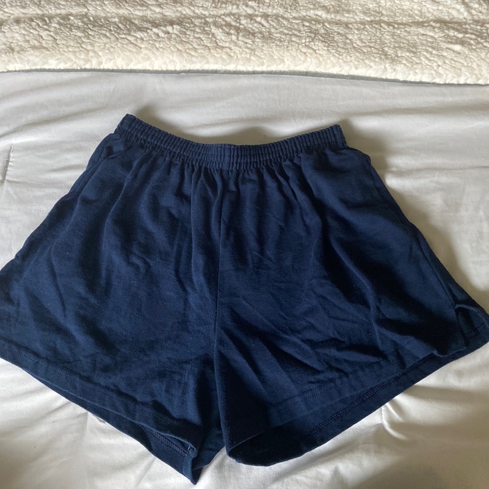 Navy blue soffe shorts